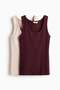 MAMA 2-pack nursing vest tops
