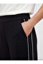 Vizyon New Season Black Stripe Detailed Soft Touch Women's Sweatpants - 3