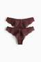 2-pack lace Brazilian briefs - 4