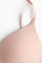 Padded non-wired microfibre bra - 4