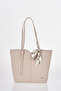 Faux Leather Tote Bag Stone