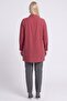 Bead Embroidered Rayon Tunic Tibetan Red - 4