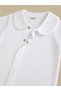 Premium 100% Cotton Baby Collar Newborn Baby Romper Set – White with Hat and Gloves - 3