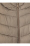 Ozmarka New Season Brown Hooded Women's Puffer Vest - 2
