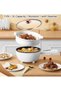 3L Electric Hot Pot with Steamer & Temperature Control - Non-Stick Electric Cooker Shabu Shabu, Electric Skillet,Frying Pan,Electric Saucepan,for Noodles, Egg, Steak, Steam and Soup (3L) - 3