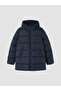 Hooded puffer jacket for boys