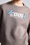 Oversize Crew Neck Back Printed Soft Fleece Inside Sweatshirt for Boys I0114A826Wn - 5