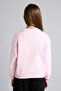 Relax Fit Crew Neck Heart Patterned Sweatshirt for Girls I4150A826Au - 5