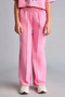 2-Piece Crop Top Wide Leg Bottom Pink Set Girls E6413A826Au - 5