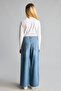 90's Wide Leg Buttoned Jean Trousers Girls H6248A826Au - 5