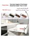 Spice Organizer, 8 Pcs Clear Acrylic Kitchen Spice Rack Tray for Drawer/Countertop (Jars not in - 7