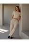 Crop Basic Lycra Cotton T-Shirt - 2