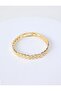Gold Color Wicker Form Modern Bracelet