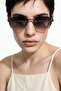 Sinef Silver Green Gradient Sunglasses - 2