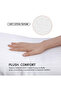 White Satin Stripe Pillow – Queen Size, Soft & Comfortable, Pack of 2 - 2