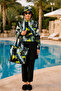Hijab Swimsuit 3 Pieces Waterproof Patterned Black Combination - 2