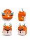 Cute Deer Figure Lockable Keyed Savings Bank with Carrying Handle Special Transparent Boxed Gift for Children - 6