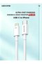 20W PD Fast Charging Cable 1M, OD4.0 Thickened PVC Wire 480Mbps Data Transfer Type-C to L Cord - 2