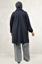68080 Plus Size Basic Modal Tunic - Anthracite - 4