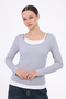 Athlete Long Sleeve Bluz 2-Piece Set - 3
