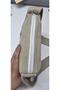 Beige Color Zippered Shoulder Bag with Pockets - 4