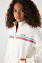 Girl White Tracksuit Top - 4