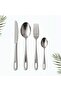 Stainless Steel 24 Piece Cutlery Set with Steel Stand for 6 People, Flatware Silverware Se - 8