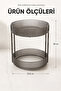2-Tier Rotating Makeup Organizer Anthracite Multi-Purpose Cosmetic Organizer Bathroom Countertop Stand - 6