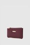 Aster Soft Textured Women's Wallet Claret Red - 2