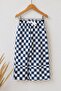 Children's Cotton 3 Thread Fabric Checkered Sweatpants - 3