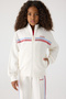 Girl White Tracksuit Top - 3