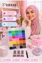 32000PCS 40 Colors Resin Rhinestone Kit, SS12 3mm Flatback Gems for Bedazzling, Non Hotfix Rhinestones with 3×10ml B-7000 Glue, Tweezers & Pickup Pencil for Phone Cases, Shoes, Jewelry - 6