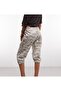 Camouflage Pattern Women's Capri Shorts - 4