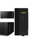 20L Solo Microwave Oven, 700W Output Power,6 Present Menus,Time&Weight Defrost,10-levels of Power,Express Cook,Eco and Mute,Multiphase Cooking,Timer,Child Lock (H20MOBS17 Black) - 7