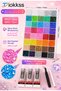 32000Pcs 40 Colors Resin Rhinestones Kit, SS12 3mm Flatback Gems with 3×10ml B-7000 Glue, Tweezers & Pick-Up Pencil, Bedazzling Kit for DIY Crafts, Phone Cases, Shoes, Tumblers, Clothing - 3