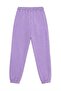 Girl's Two-Thread Double-Pocket Elastic Leg Sweatpants Esf7033 - 2