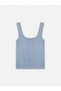 Bisiklet Yaka Crop Top - 4