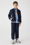 Boy Navy Blue Tracksuit Top - 2