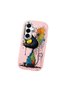 Samsung Galaxy S25 Plus Compatible Graffiti Style Black Cat Phone Case, Shockproof - 2
