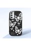 Samsung Galaxy A34 Compatible Minimal Butterfly Pattern Soft Silicone Case, Impact Protected