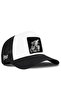 Wolf Logo Black-White Trucker Hat