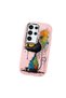 Samsung Galaxy S24 Ultra Compatible Graffiti Style Black Cat Phone Case, Shockproof - 2
