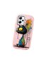 Poco X5 Compatible Graffiti Style Black Cat Phone Case, Shockproof Silicone Case - 2