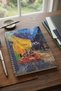 A5 Spiral Art Notebook - Lined Cardboard Cover 100 Pages Vincent Van Gogh - 2