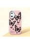 Poco F7 Compatible Minimal Butterfly Pattern Soft Silicone Case, Impact Protected