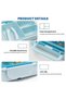 Kids Lunch Box 304 Stainless Steel Bento Box with 3 Compartments Leak-Proof Portable with Utensils 550ml Cartoon Design for Toddlers & School Kids (Sharks) - 7