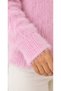 Asez Boutique Women's Soft Textured Fuzzy Bearded Yarn Knitwear Cardigan Shirt Collar Buttoned Long Sleeve 8009 - 4