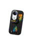 Vivo V50 Compatible Graffiti Style Black Cat Phone Case, Shockproof Silicone Case - 2
