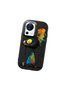 Mi 13 Lite Compatible Graffiti Style Black Cat Phone Case, Shockproof Silicone Case - 2