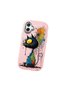 Samsung Galaxy A07 4g Compatible Graffiti Style Black Cat Phone Case, Shockproof Silicone Case - 2